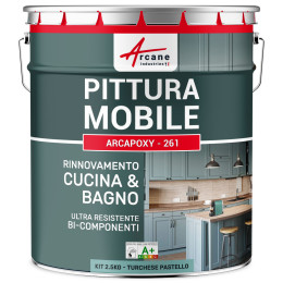 ARCAPOXY - 261 2.5 kg (fino a 30 m² in 2 strati) RAL 6034 - Turchese Pastello