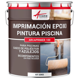 Imprimación epoxi para piscinas de poliéster y azulejos ARCAPRIMER 100 20 kg (hasta 100 m²)