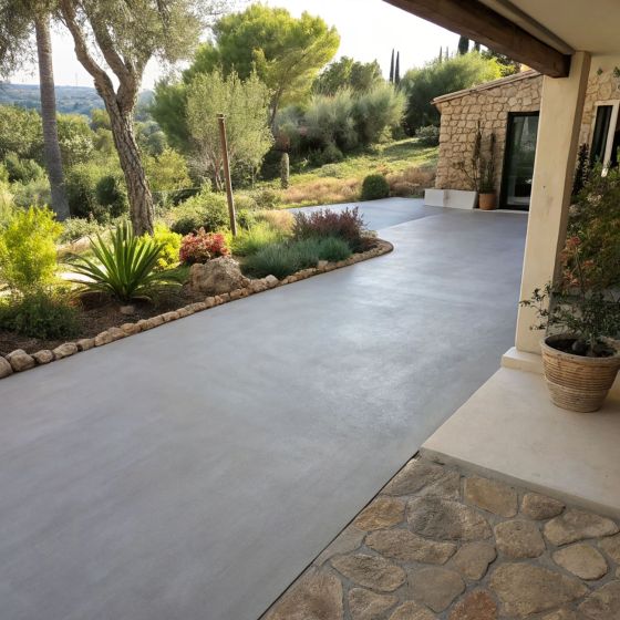 KIT CEMENTO CERATO ESTERNO - Cemento cerato per pavimenti, muri, balconi, scale