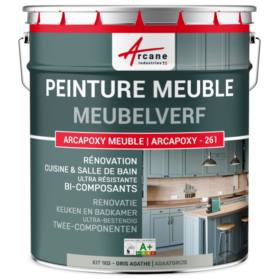 ARCAPOXY -261 Agaatgrijs - RAL 7038 - 1 kg (tot 12 m² in 2 lagen)