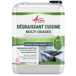 Natuurlijke ontvetter keuken :  ARCANET 1747 - ECOCERT gecertificeerd - 5 L