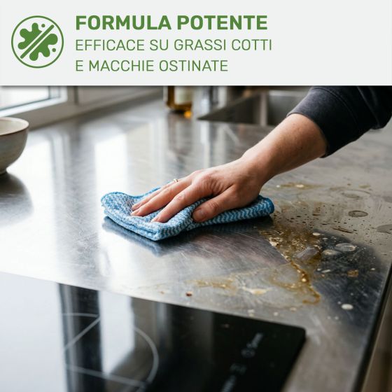 Detergente sgrassante per cucina naturale : Arcanet - 1747 - Certificato ECOCERT