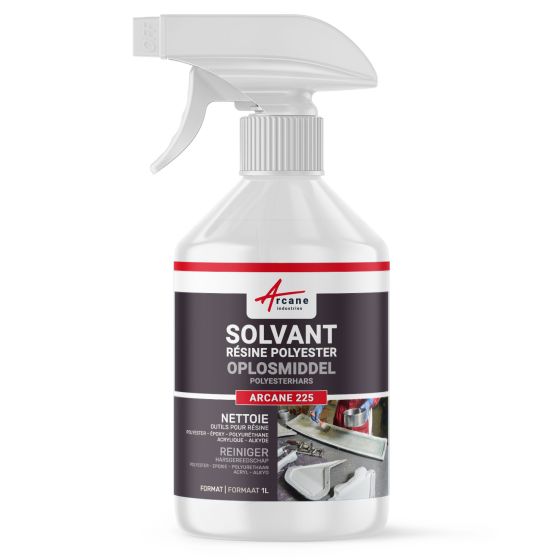 DISOLVENTE RESINA POLIÉSTER - Limpiador de resina poliéster sintética natural Gel coat Sustituto de acetona Pegado de elastómero