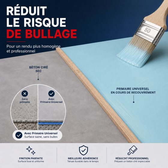Primaire universel pour béton ciré