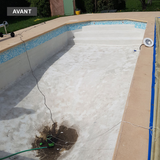 Peinture piscine béton  - ARCAPISCINE