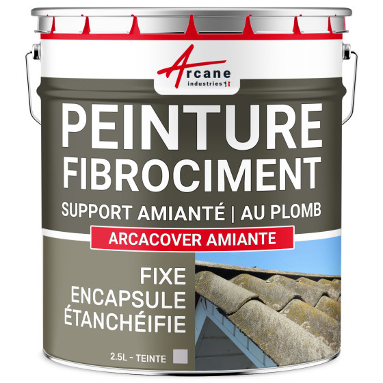Résine d'Etanchéité pour support amiante : ARCACOVER AMIANTE - Gris - Couleur/Aspect
