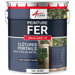 Peinture Métal - ARCALAQUE 101 - Blanc - Couleur / Aspect