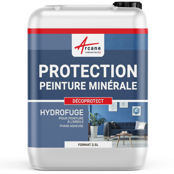 Hydrofuge protection eau gras pour peinture minerale argile - DECOPROTECT