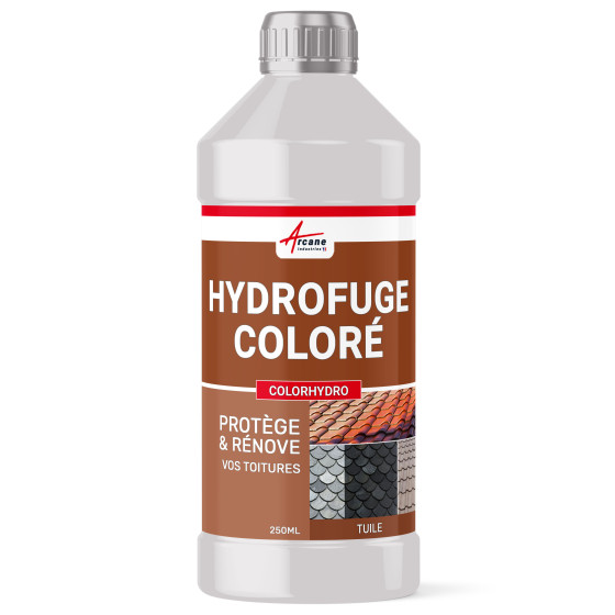 Hydrofuge coloré professionnel pour toiture terre cuite, béton, ciment, fibrociment, ardoise hydrofuge - COLORHYDRO
