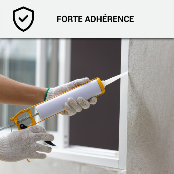 Mastic Silicone pour fenêtres et menuiseries : ARCAMASTIC BATIMENT
