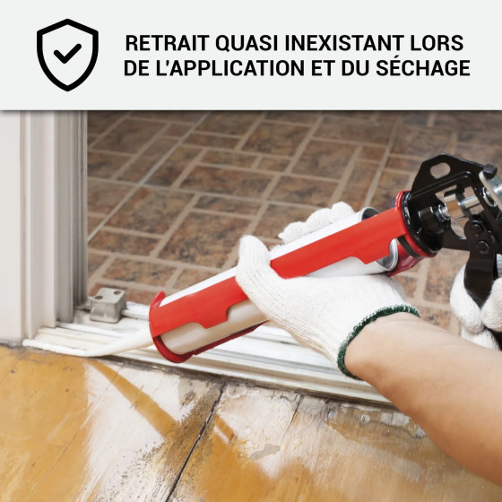 Mastic Silicone pour fenêtres et menuiseries : ARCAMASTIC BATIMENT