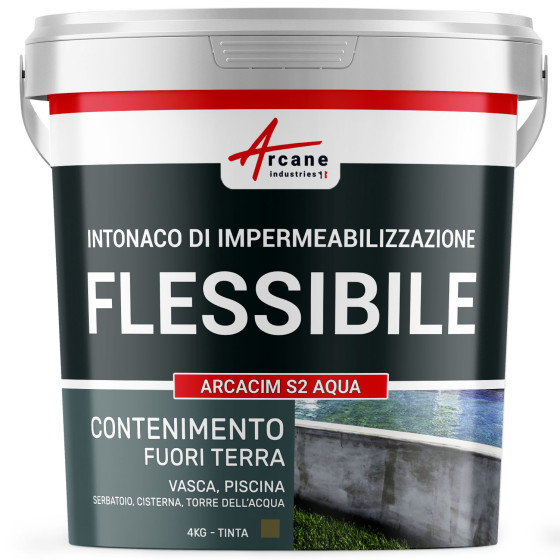 ARCACIM S2 AQUA Grigio Marrone Vicino - RAL 7013 - 4KG