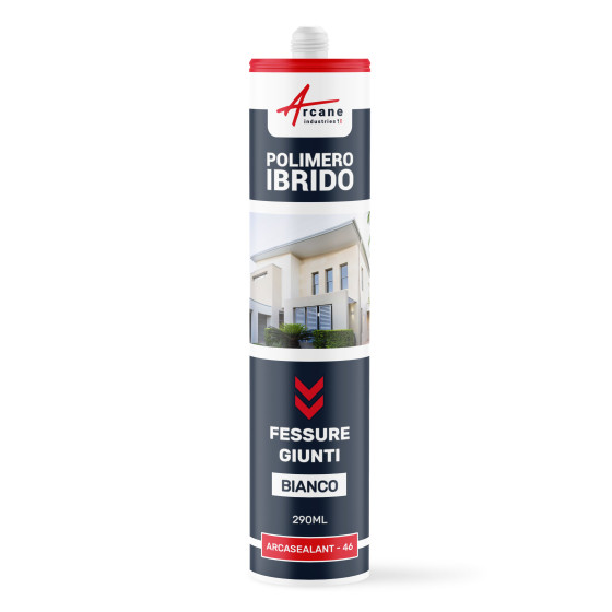 Mastice Polimero Ibrido per Fessure e Giunti: ARCASEALANT - 46 290 ml x 1 Bianco