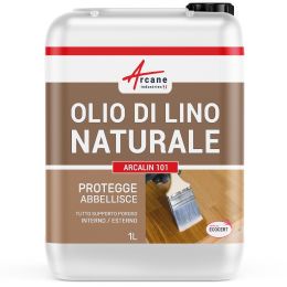 Olio di Lino per la Manutenzione di Legno e Pietre Naturali : Arcalin 101 1 L
