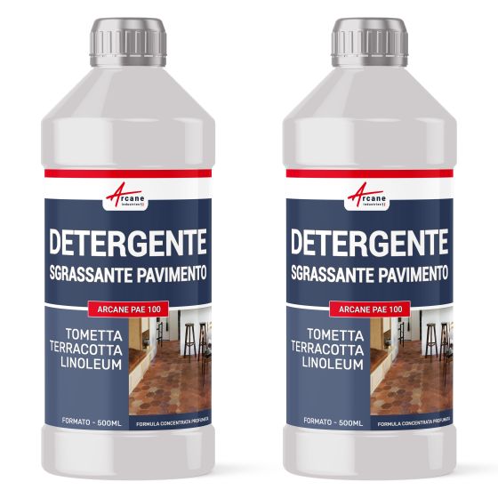 Pulitore sgrassante per piastrelle, pavimenti e esterni - ARCANE PAE 100 1 L (2 x 0.5 L)