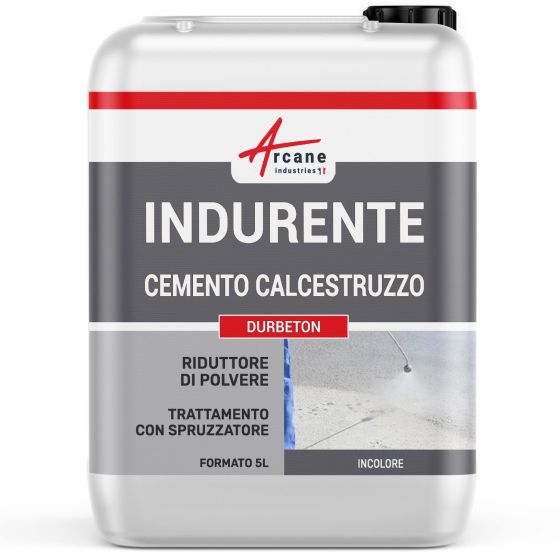 Indurente per calcestruzzo e cemento esterno per massetto: DURBETON 5 L