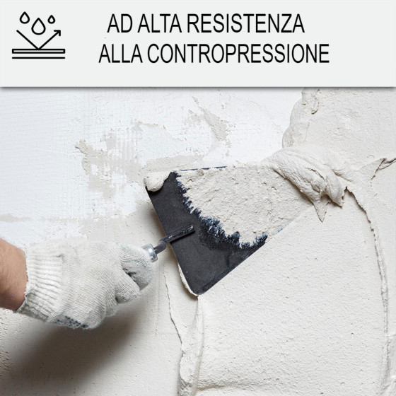 Intonaco Impermeabilizzante per Cantina, Seminterrati, Garage: ARCACIM BASEMENT 20 x 25 KG Grigio