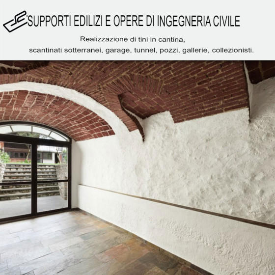 Intonaco Impermeabilizzante per Cantina, Seminterrati, Garage: ARCACIM BASEMENT 20 x 25 KG Grigio