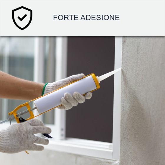 Mastice Silicone per Finestre e Serramenti: ARCASEALANT - 50 300 ml x 12 Trasparente
