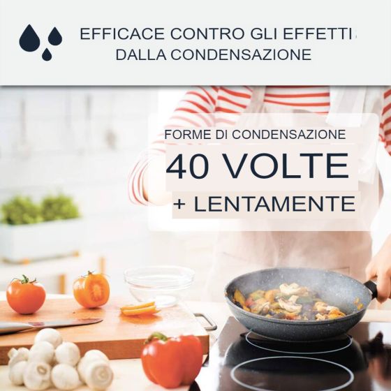 Pittura lavabile per cucina, pareti e soffitto : ARCADECO - 1216 2.5 L Bianco