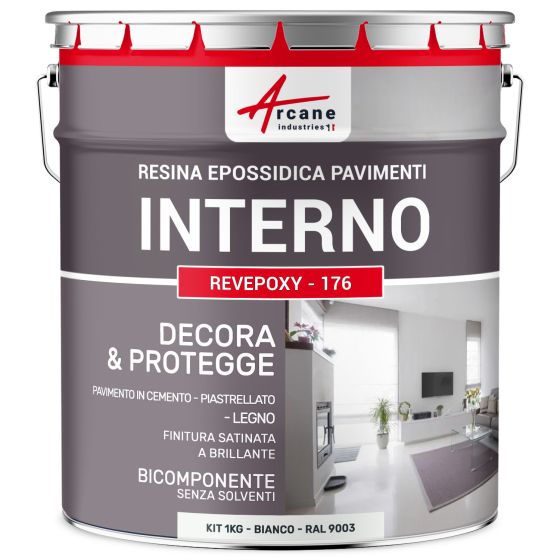 REVEPOXY - 176 1 kg (fino a 5 m² in 2 strati) RAL 9003 - Bianco