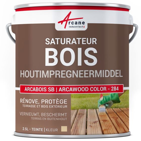 Natuurlijke houten terrasverzadiger: ARCAWOOD COLOR -284