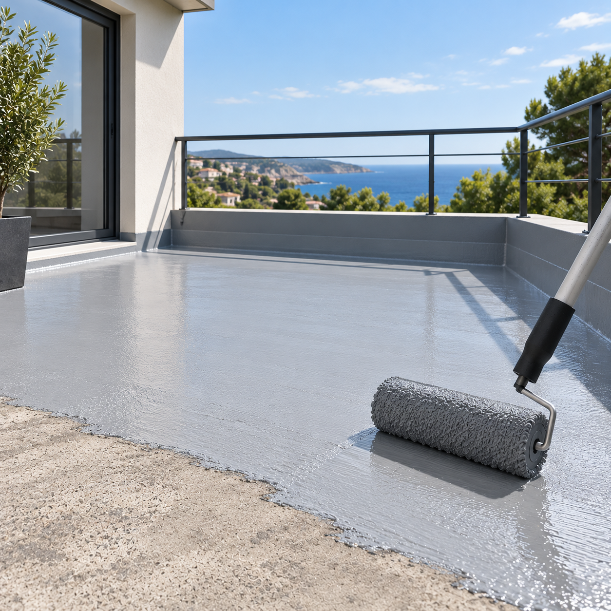 Waterdichtingsproduct voor terras