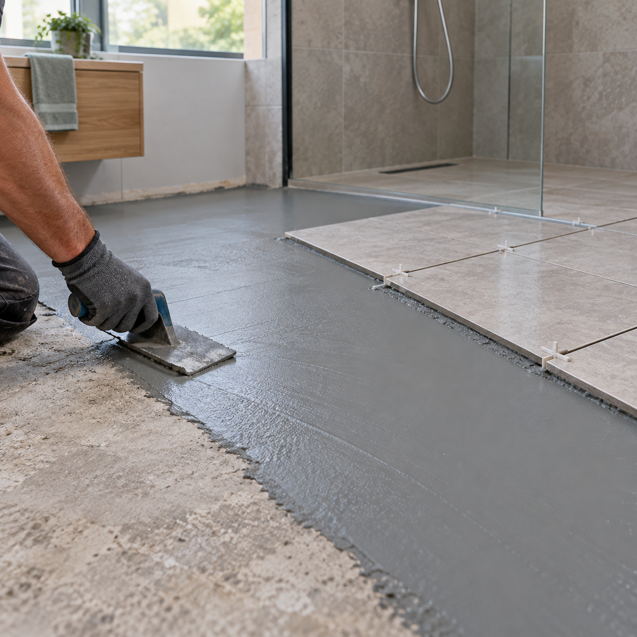 Waterdichting onder Tegels