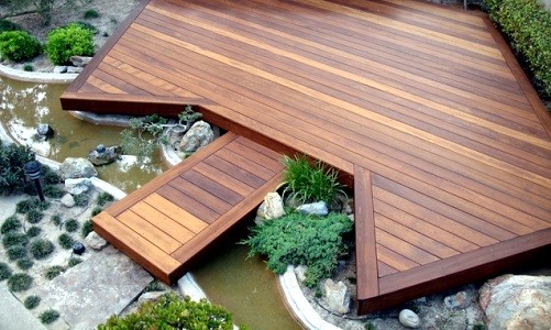 saturatore per terrazza in legno